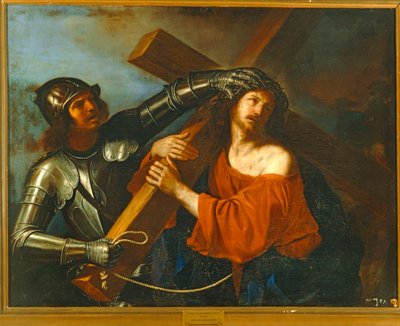 Cristo che porta la croce. 10014554 ... da Guercino (1591-1666)