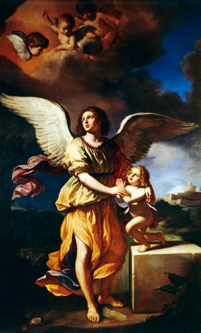 Angelo custode da Guercino