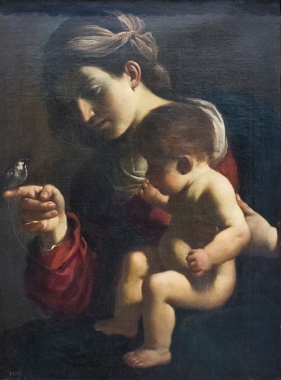 Madonna del passero da Guercino (1591 1666)