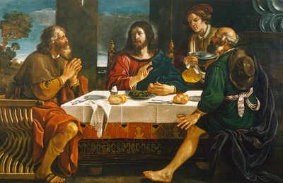 Cena in Emmaus da Guercino