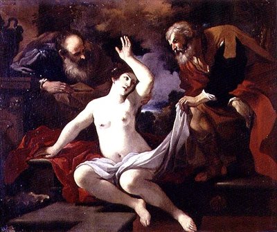 Susanna e i vecchioni da Guercino