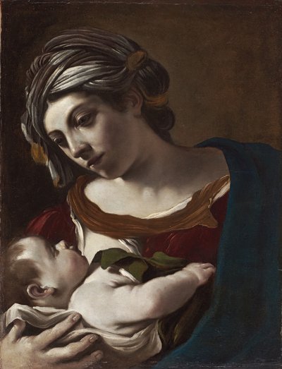 Vergine e Bambino da Guercino (1591 1666)