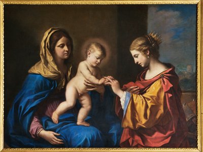 Matrimonio mistico di Santa Caterina da Guercino