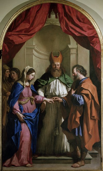 Il matrimonio della Vergine da Guercino