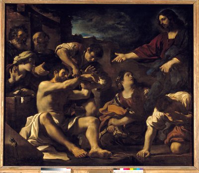 La resurrezione di Lazzaro da Guercino