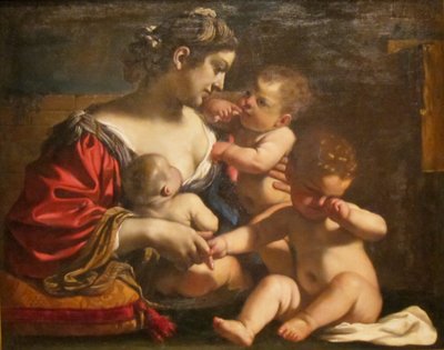 Carità cristiana da Guercino
