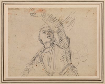 Guercino - Un soldato, dopo il soldato di An. Resurrezione dei Carracci, Maisons-Lafitte, RCIN 902599 da Guercino