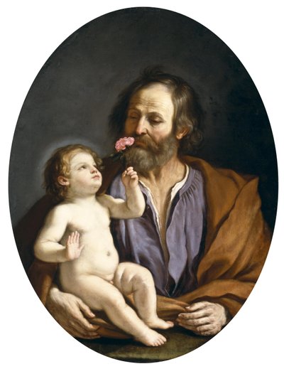 Guercino - San Giuseppe con il Bambino, 1637 ca. da Guercino