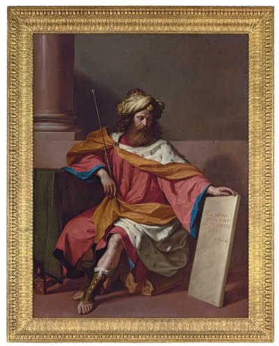 Re Davide da Guercino