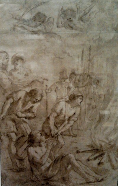 Martirio di San Barnaba. da Guercino