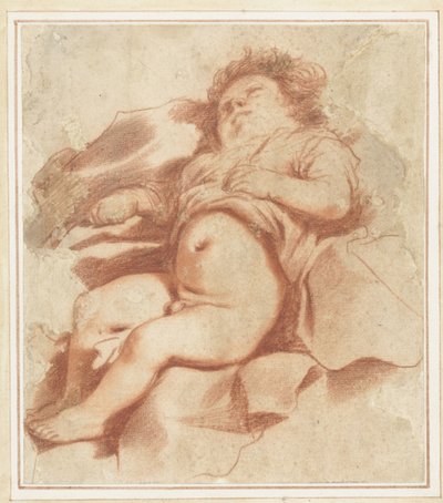 Studio di un bambino che dorme da Guercino