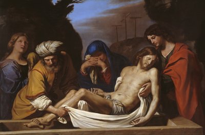 La Sepoltura, c.1656 da Guercino