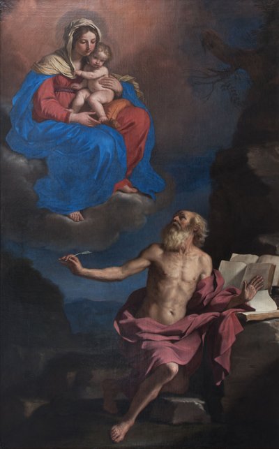 La Vergine e il Bambino che appaiono a San Girolamo da Guercino
