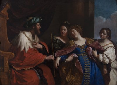 La storia di Ester e Assuero da Guercino