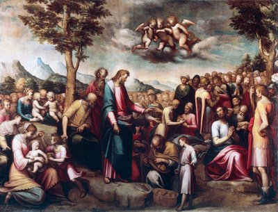La moltiplicazione dei pani da Guglielmo Caccia