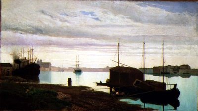 Il Canale della Giudecca, Venezia da Guglielmo Ciardi