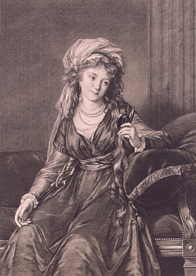 Ritratto della Contessa Yekaterina Skavronskaya, nata von Engelhardt 1761-1829 da Guglielmo Morghen
