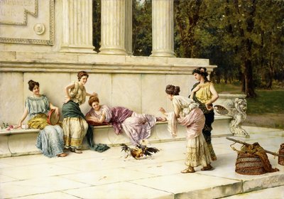 Il combattimento di galli da Guglielmo Zocchi