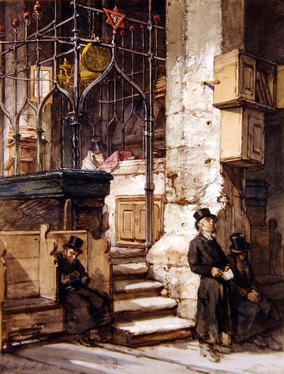 La sinagoga di Praga da Guido Bach