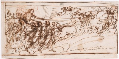Apollo sul carro del sole da Guido Reni