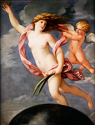 Fortuna con una corona da Guido Reni