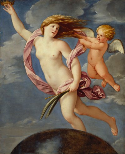 Fortuna con una corona da Guido Reni