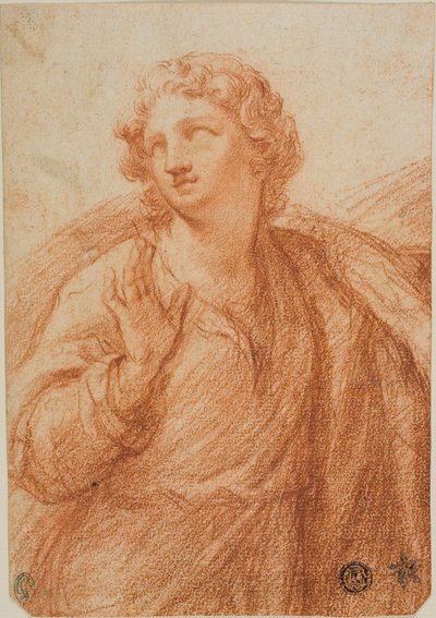 Figura drappeggiata a mezza lunghezza da Guido Reni