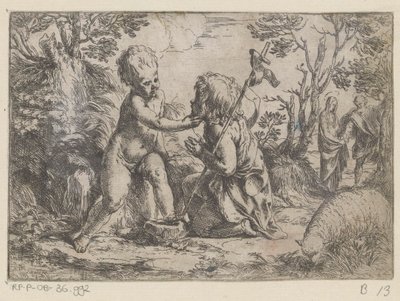 Il Bambino Gesù e il giovane Giovanni Battista da Guido Reni