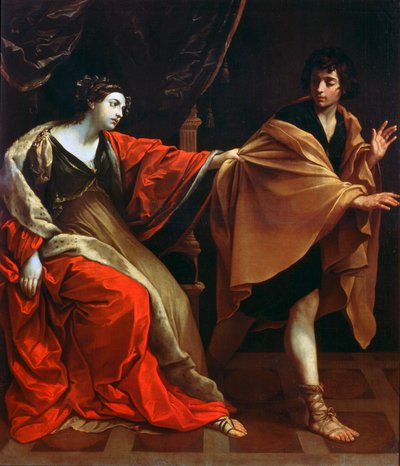 Giuseppe e la Moglie di Potifar, c1626 da Guido Reni