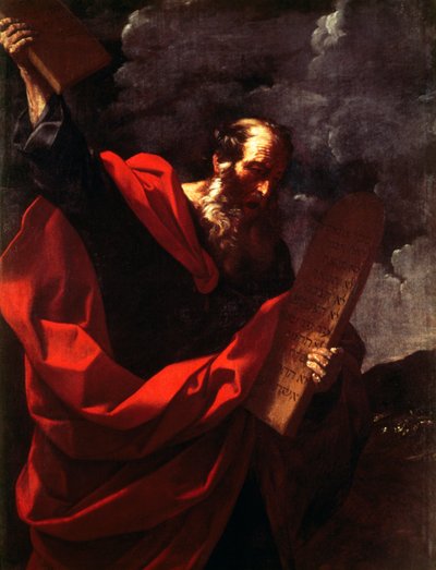 Mosè con le Tavole della Legge da Guido Reni