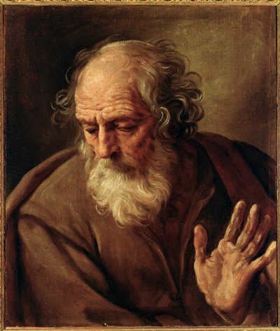 Ritratto di San Giuseppe Dipinto di Guido Reni detto Il Guido (1575-1642) da Guido Reni
