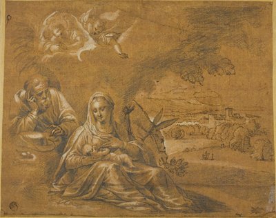 Riposo durante la fuga in Egitto da Guido Reni