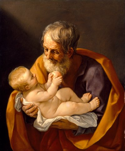 San Giuseppe e il Bambino Gesù, 1634-40 da Guido Reni