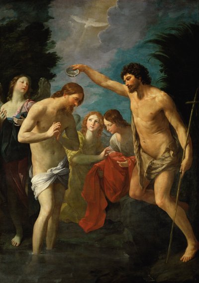 Il battesimo di Cristo da Guido Reni