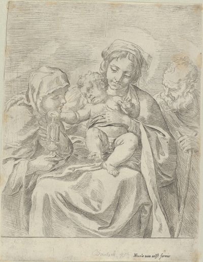 La Sacra Famiglia con Santa Chiara da Guido Reni