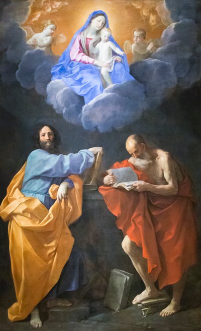 Vergine in gloria con i santi Tommaso e Girolamo da Guido Reni