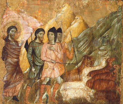 Maestà (dettaglio) da Guido da Siena