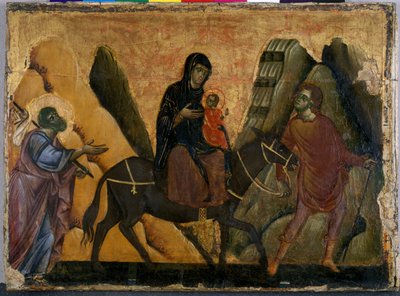 La fuga in Egitto da Guido da Siena