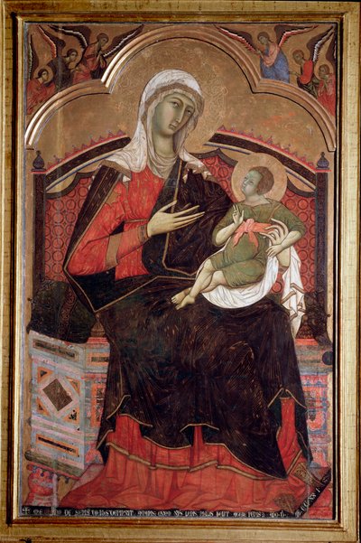 Vergine col Bambino da Guido da Siena