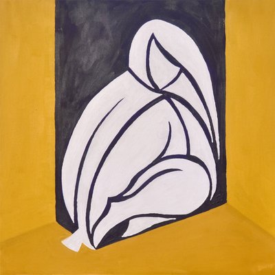 (....siamo entrati?) Studio per Figura dietro il muro, 2015 da Guilherme Pontes