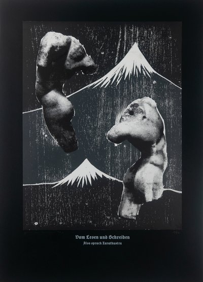 Sul leggere e scrivere (Nero), Così parlò Zarathustra, 2023 da Guilherme Pontes