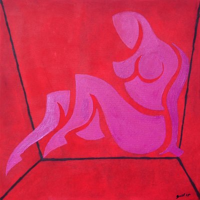 Studio per figura in spazio cubico, 2015 da Guilherme Pontes