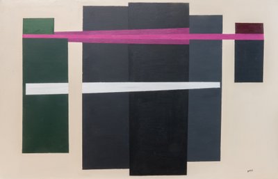 Esecuzione suprematista di Massimiliano, 2017 (olio su tela) da Guilherme Pontes