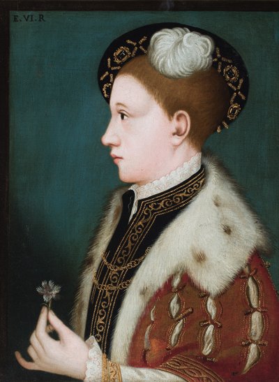 Ritratto di Edoardo VI (olio su tela) da Guillaume (manner of) Scrots
