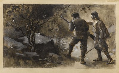 Kennybol e Guldon Stayper, 1889 circa (olio su tela) da Guillaume Albert Demarest