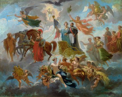 Apoteosi di Napoleone III, 1854 da Guillaume Alphonse Harang Cabasson
