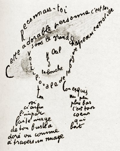 “Riconosci te stesso” poesia indirizzata a Lou da Guillaume Apollinaire