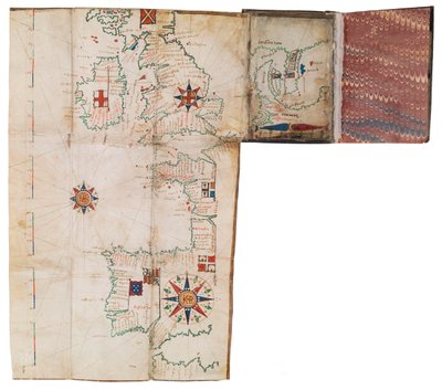 Atlante tascabile e almanacco nautico, c.1546 da Guillaume Brouscon