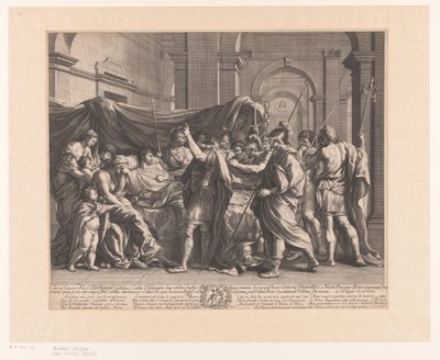Germanico sul letto di morte da Guillaume Chasteau