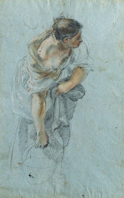 Studio per una figura femminile da Guillaume Courtois
